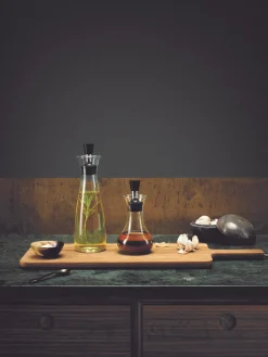 Aceitera y vinagrera de vidrio de borosilicato Seeley