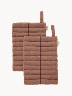 Agarraderas de algodón ecológico Ito, 2 uds.