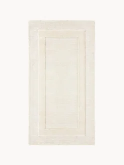 Alfombra artesanal de algodón texturizada Dania