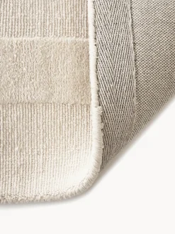 Alfombra artesanal de algodón texturizada Dania