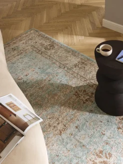 Alfombra artesanal de chenilla Rimini