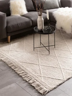 Alfombra artesanal de lana Daphne