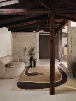 Alfombra artesanal de lana Pose