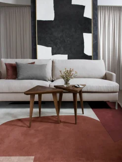 Alfombra artesanal de lana Cloudberry