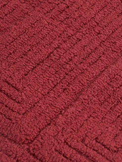 Alfombra artesanal de lana con estampado geométrico Alexia