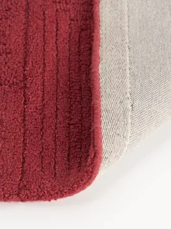 Alfombra artesanal de lana con estampado geométrico Alexia