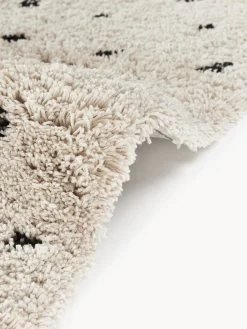 Alfombra artesanal de pelo largo Ayana