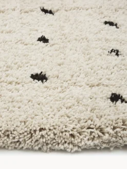 Alfombra artesanal de pelo largo Ayana