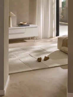 Alfombra artesanal de pelo largo Titus