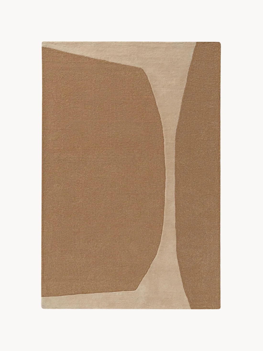 Alfombra artesanal de pelo corto Smilla