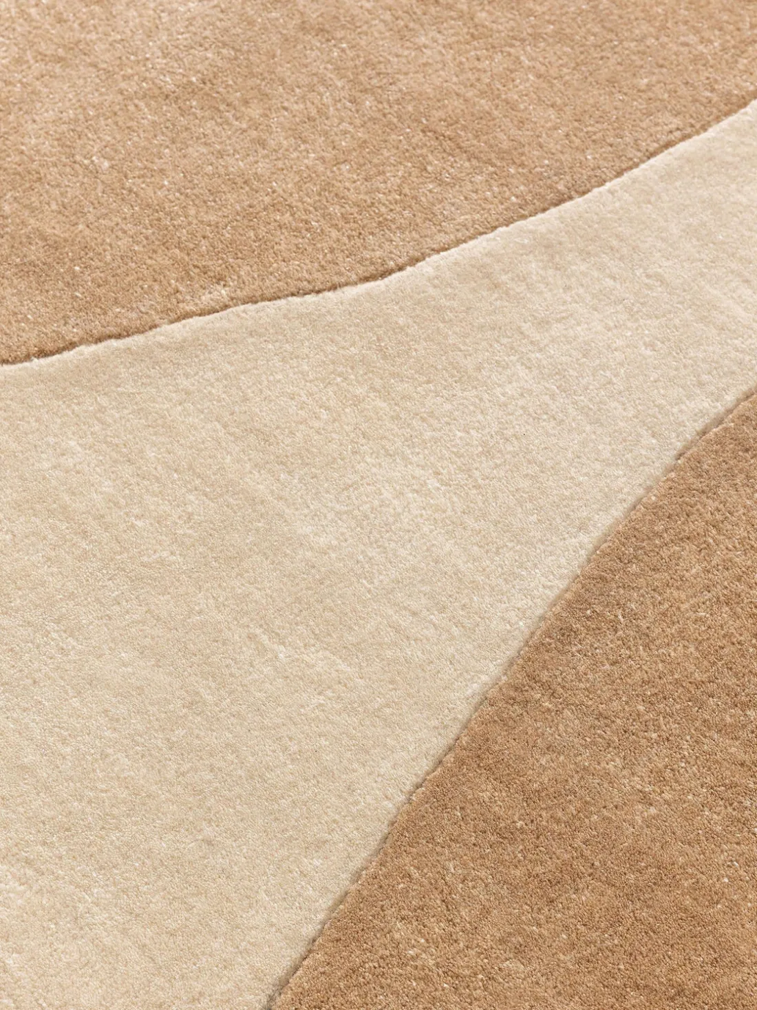 Alfombra artesanal de pelo corto Smilla