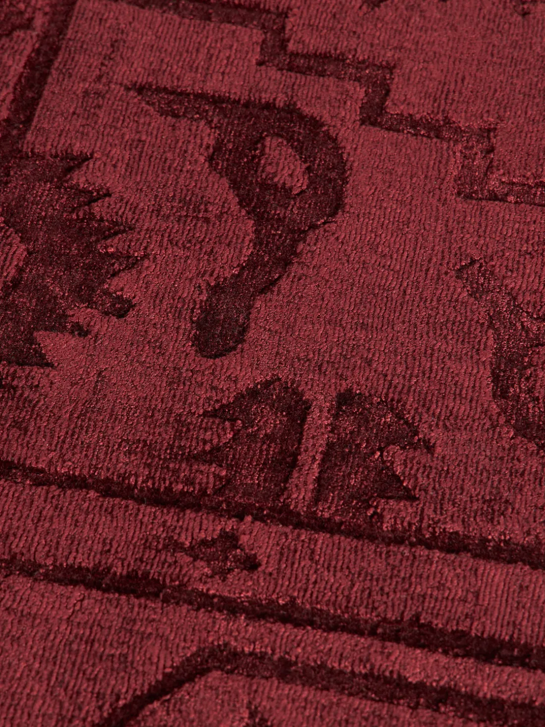 Alfombra artesanal de viscosa Shaila