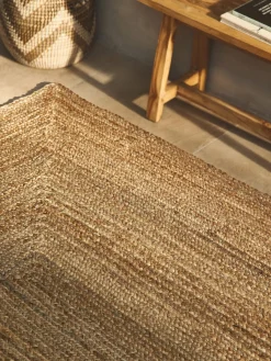 Alfombra artesanal de yute Sharmila
