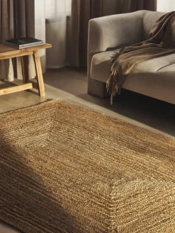 Alfombra artesanal de yute Sharmila