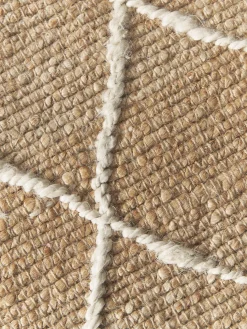 Alfombra artesanal de yute Kunu