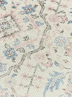 Alfombra artesanal exterior con estampado vintage Leonato