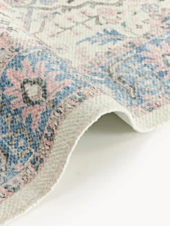 Alfombra artesanal exterior con estampado vintage Leonato