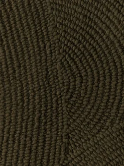 Alfombra artesanal redonda de lana Eleni