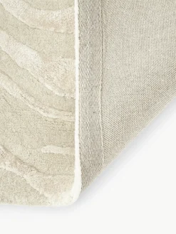 Alfombra artesanal texturizada de pelo corto Winola