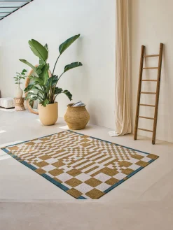 Alfombra con estampado gráfico Honey