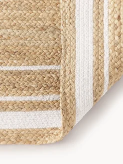 Alfombra corredor artesanal de yute Clover