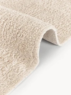 Alfombra corredor artesanal con flecos Daya