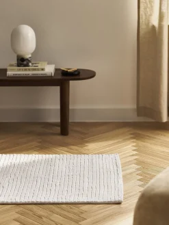 Alfombra corredor artesanal texturizada Wes