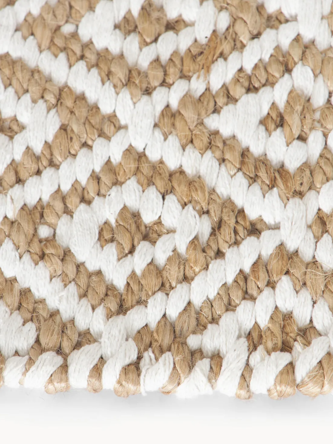 Alfombra corredor artesanal de yute Ramos
