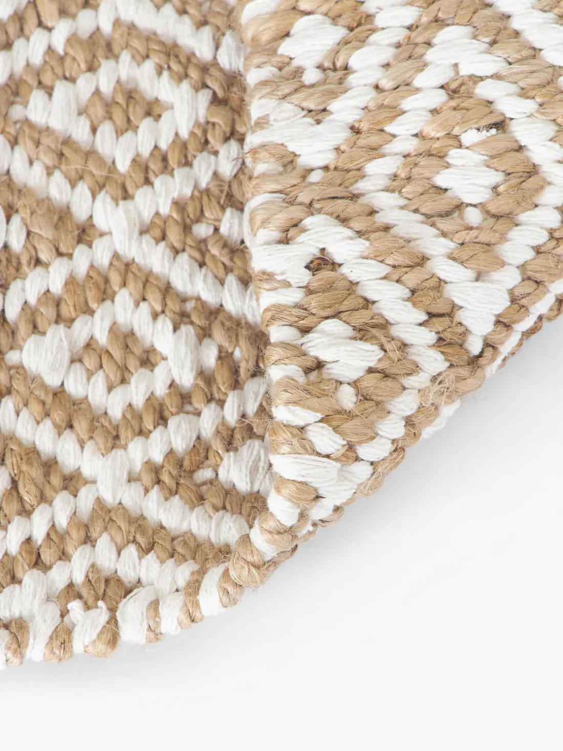 Alfombra corredor artesanal de yute Ramos