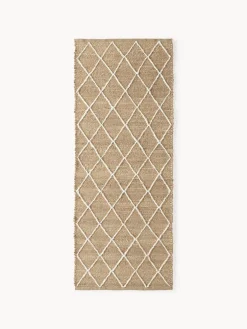 Alfombra corredor artesanal de yute Kunu