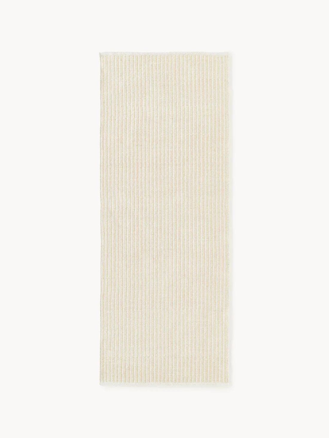 Alfombra corredor artesanal para exterior a rayas Turner