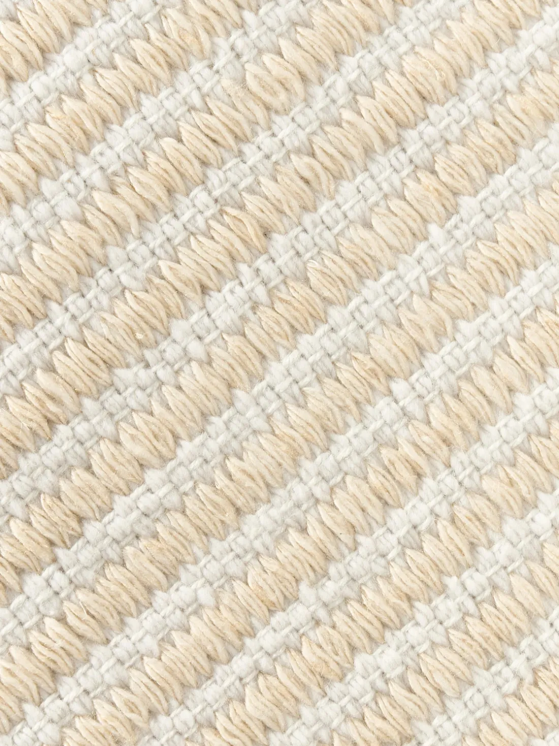 Alfombra corredor artesanal para exterior a rayas Turner