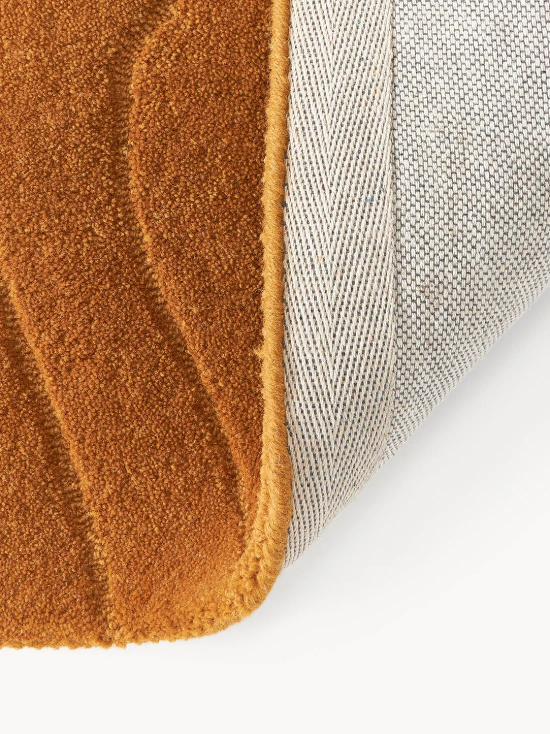 Alfombra corredor artesanal de lana Aaron