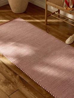 Alfombra corredor artesanal de lana Amaro