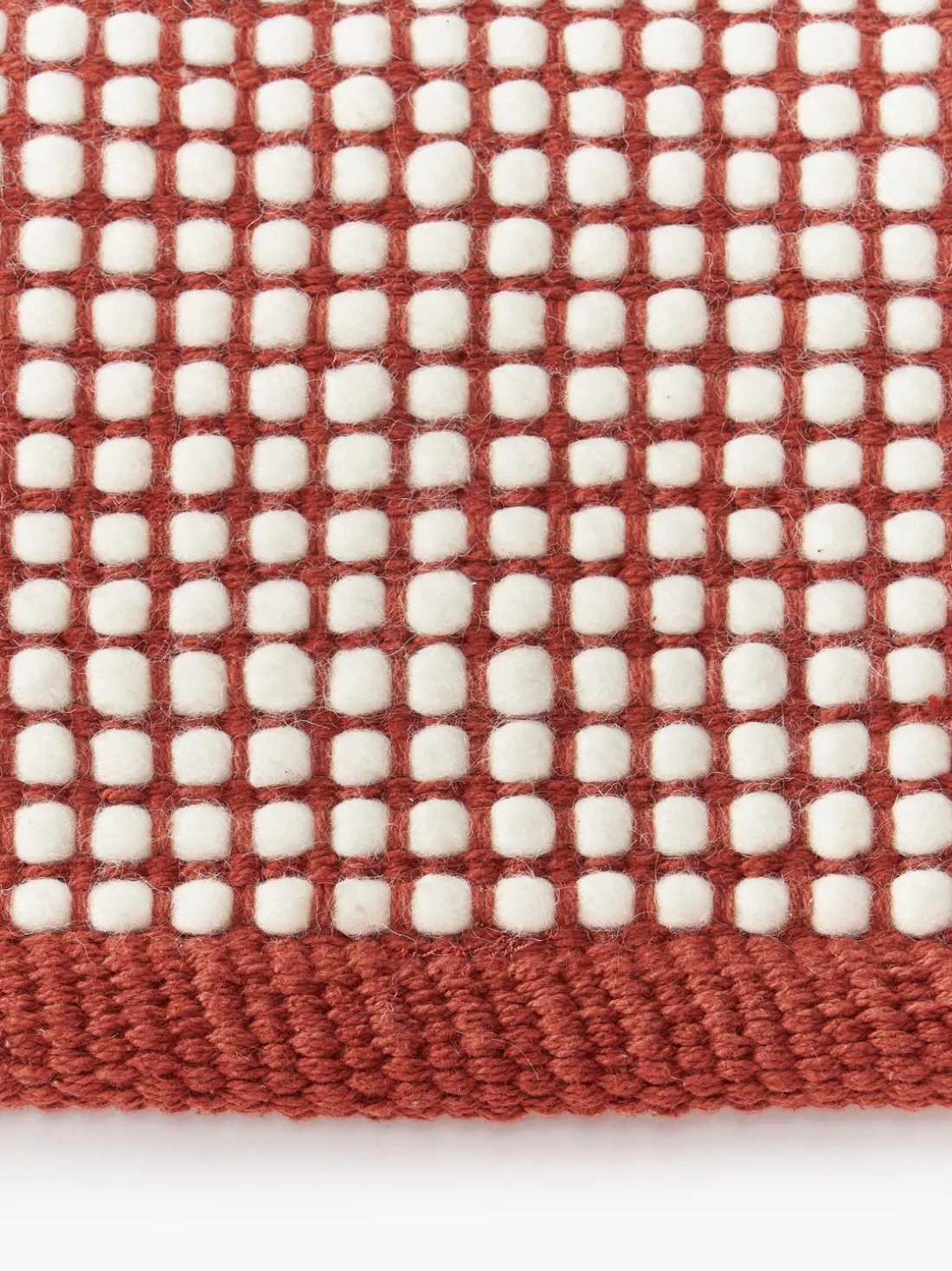 Alfombra corredor artesanal de lana Amaro