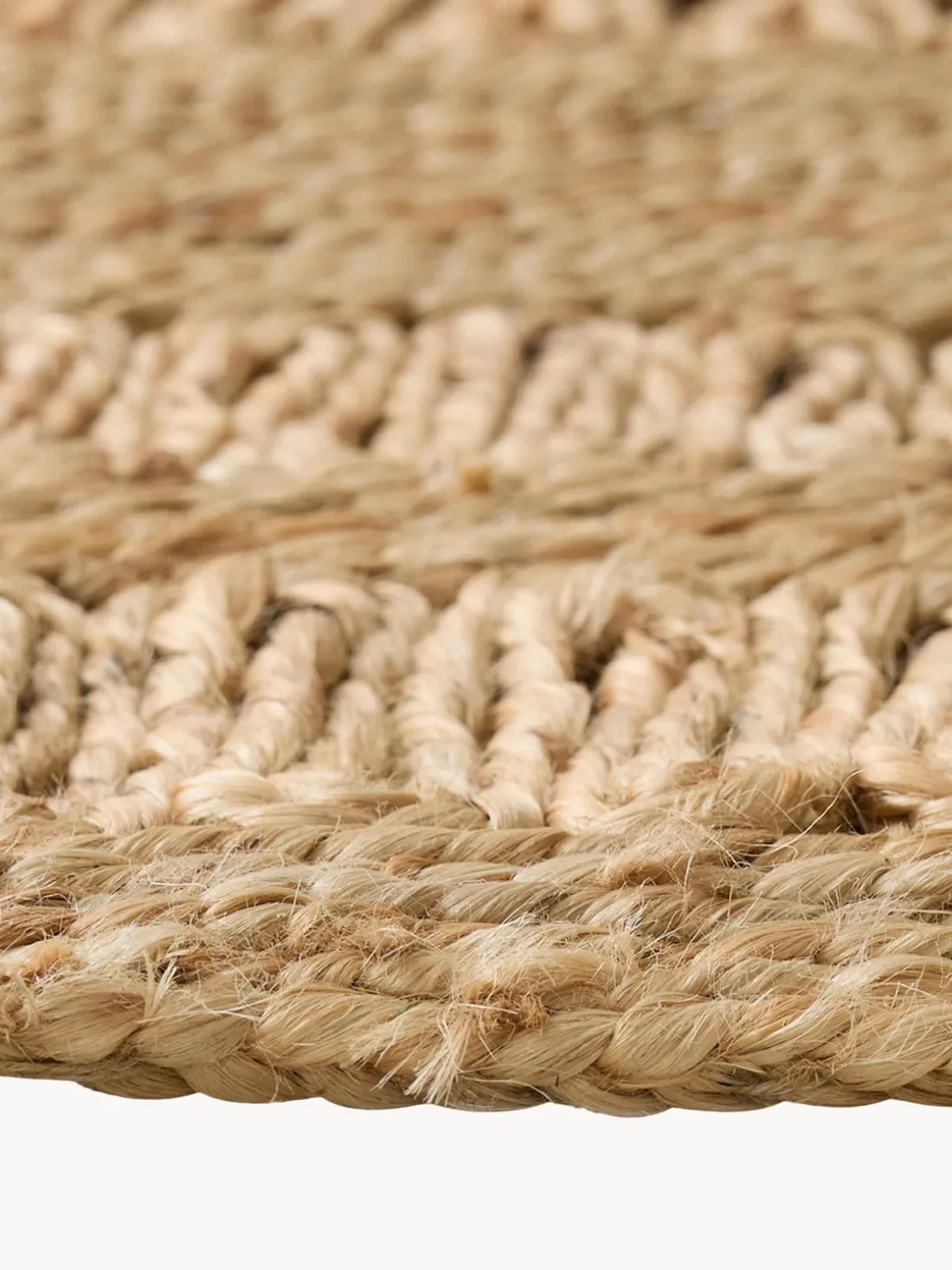 Alfombra corredor artesanal de yute Soleil, tamaños diferentes
