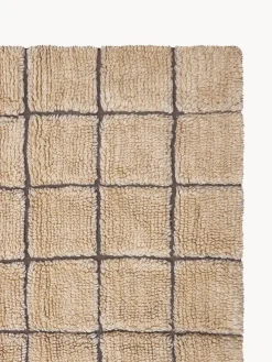 Alfombra corredor artesanal de lana Mosaic