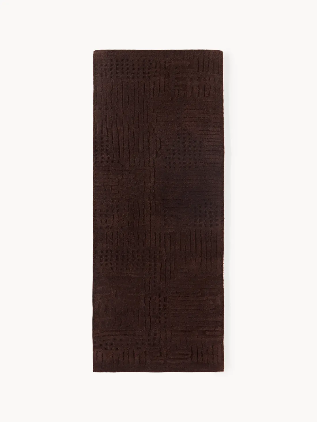 Alfombra corredor artesanal de lana Merima