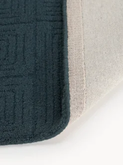 Alfombra corredor artesanal de lana con estampado geométrico Alexia