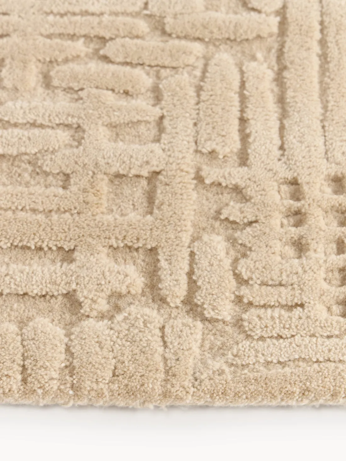 Alfombra corredor artesanal de lana Merima