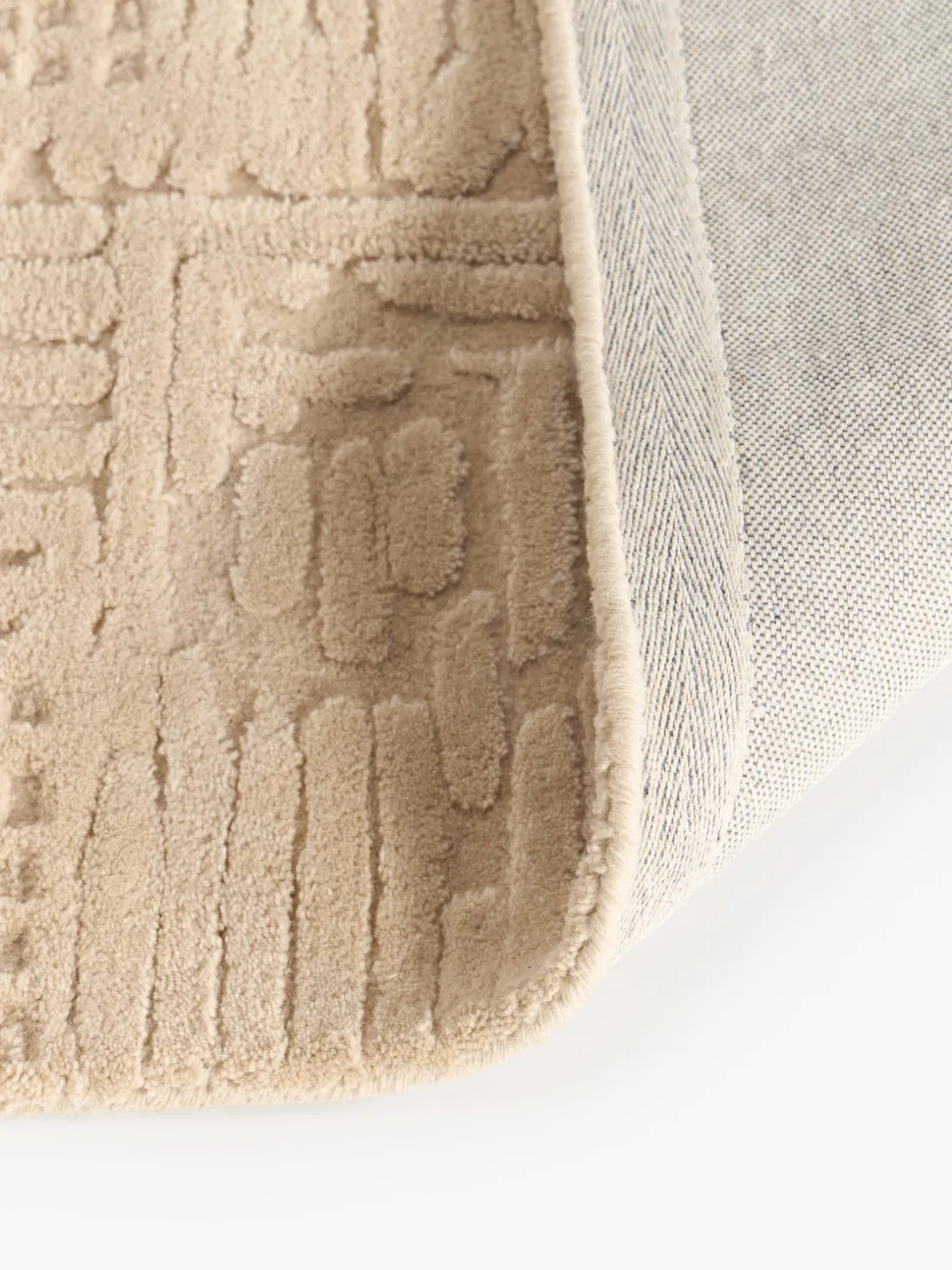 Alfombra corredor artesanal de lana Merima