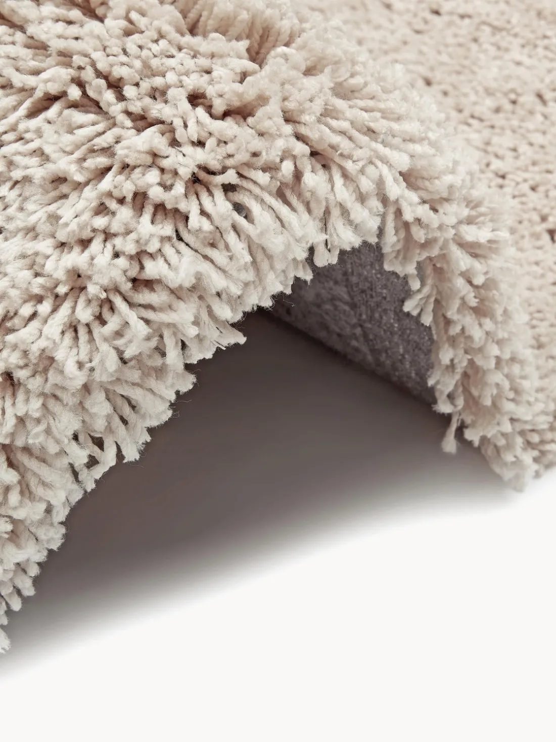 Alfombra corredor de pelo largo con flecos Dreamy