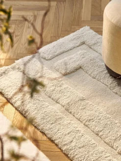 Alfombra corredor de pelo largo texturizada Genève