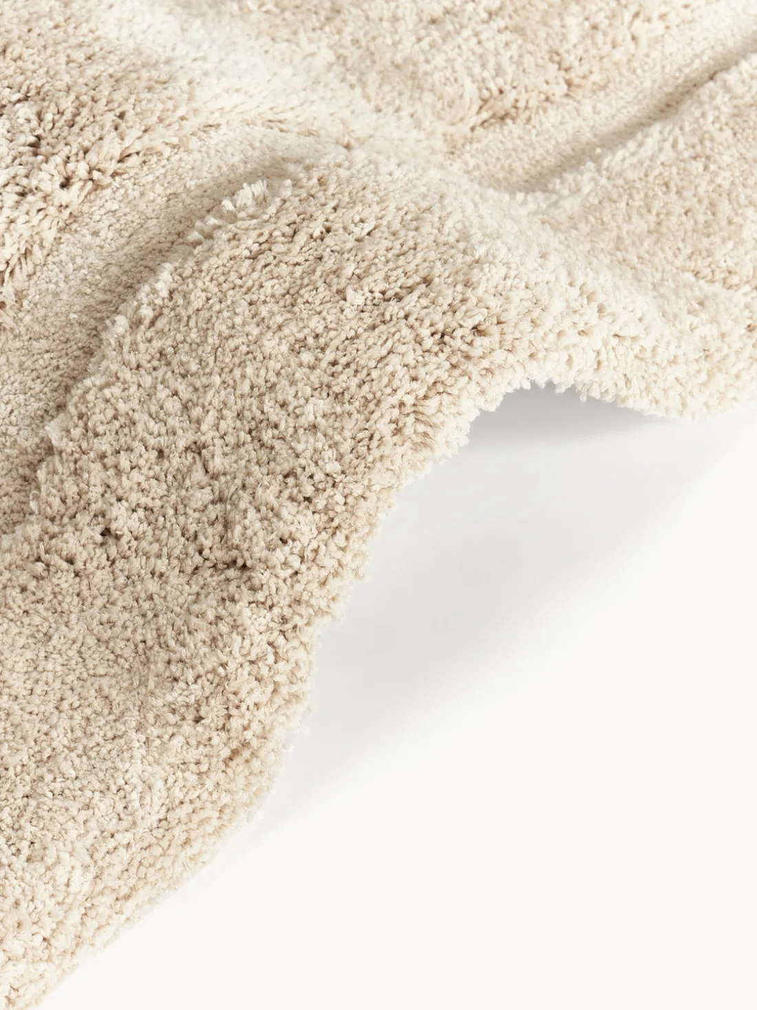 Alfombra corredor de pelo largo texturizada Genève