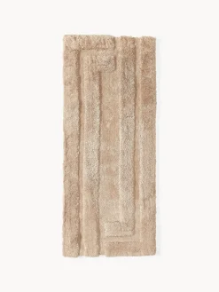 Alfombra corredor de pelo largo texturizada Genève