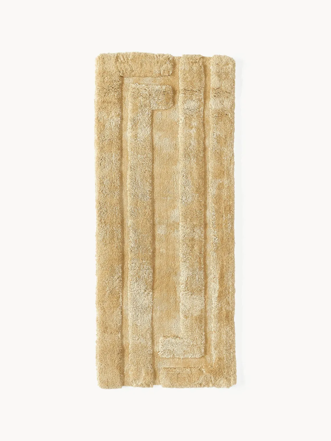 Alfombra corredor de pelo largo texturizada Genève