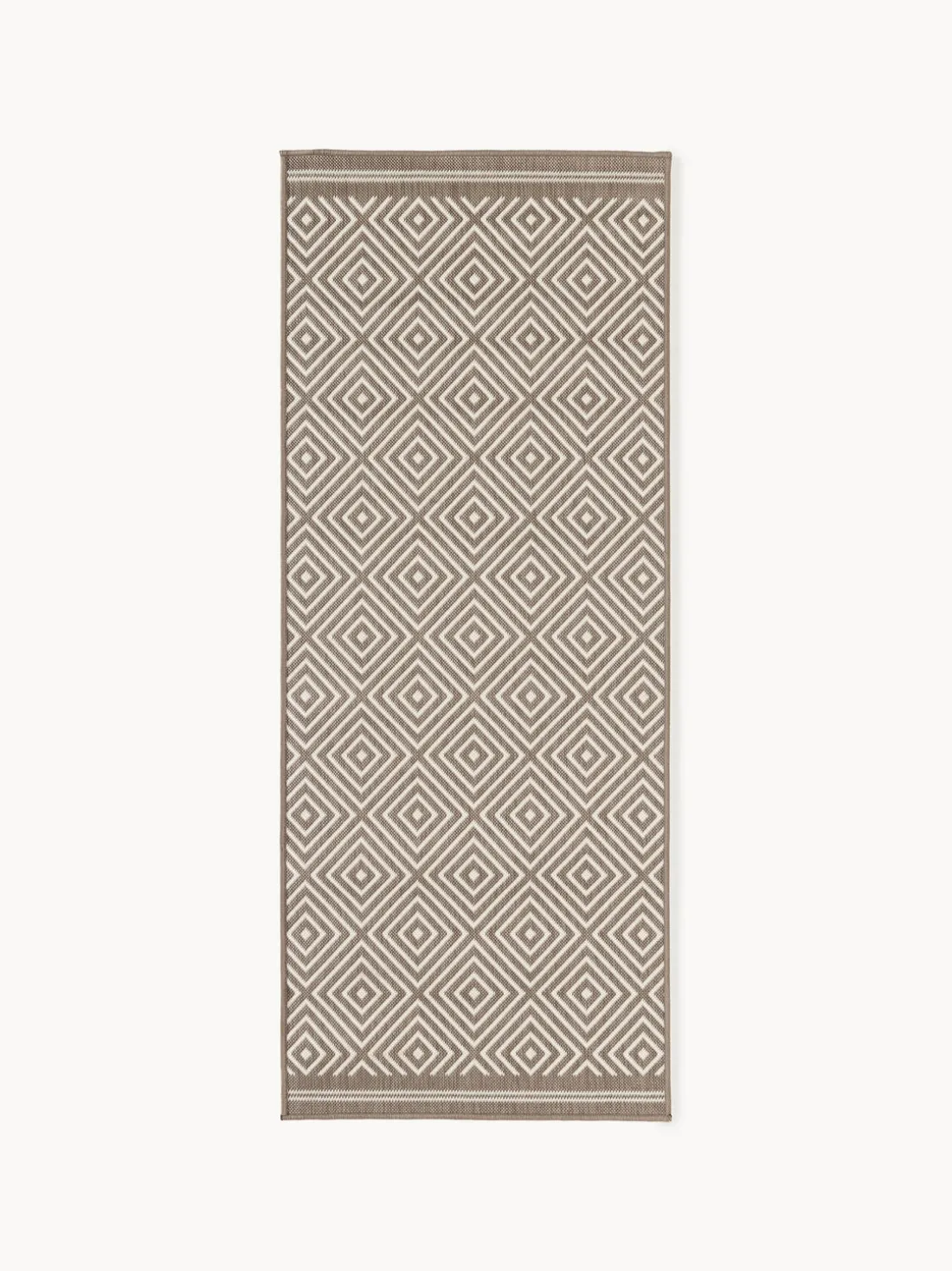 Alfombra corredor exterior reversible en rombos Reddy