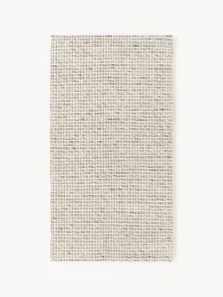 Alfombra de lana artesanal con flecos Rumi