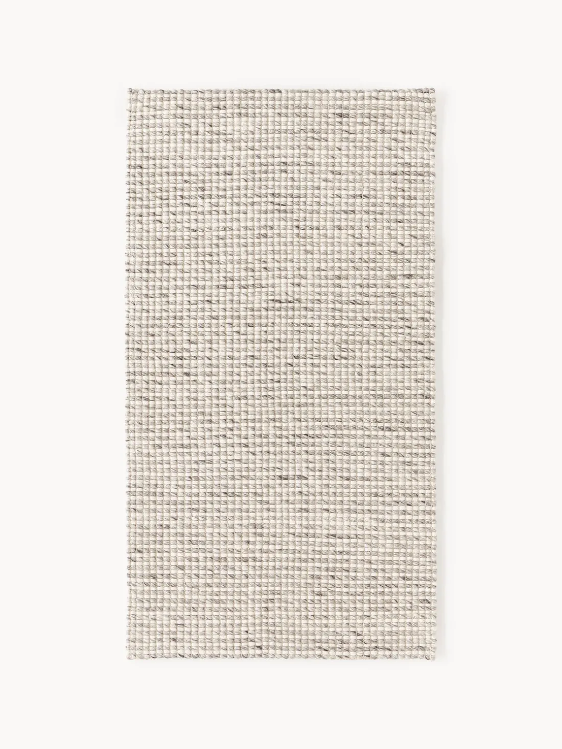 Alfombra de lana artesanal con flecos Rumi