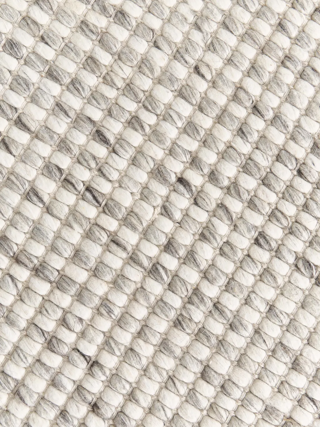 Alfombra de lana artesanal con flecos Rumi